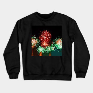 Pixel Firework No.49 Crewneck Sweatshirt